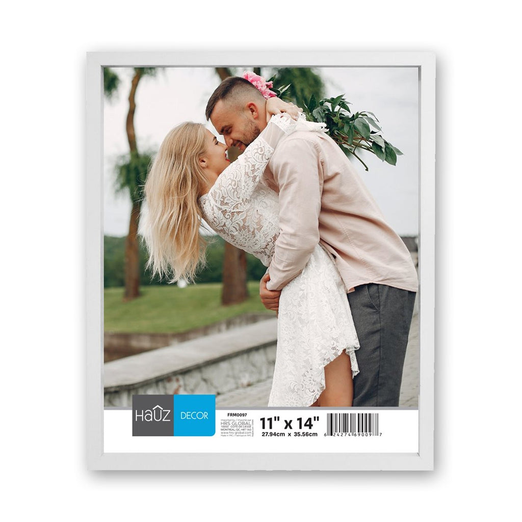 Hauz FRM0097 - 11x14 Picture Frame White - - Mounts For Less