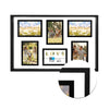 Hauz FRM7173 - 6 Images 4x6 Collage Picture Frame Black - - Mounts For Less