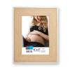 Hauz FRM7449 - 5x7 Picture Frame Light Wood Look With White Border - - Mounts For Less