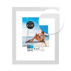 Hauz FRM7494 - 8x10 or 5x7 Floating Picture Frame White Border - - Mounts For Less