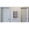 ITY International - 2 Tier MDF Wall Shelf, 23.6" x 13.75" x 5.2", Taupe Gray - - Mounts For Less