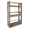 ITY International - 2 Tier MDF Wall Shelf, 23.6" x 13.75" x 5.2", Taupe Gray - - Mounts For Less