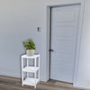 ITY International - 3 Tier MDF Shelving Unit, 13.5" x 30.9" x 13", White - - Mounts For Less