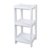 ITY International - 3 Tier MDF Shelving Unit, 13.5" x 30.9" x 13", White - - Mounts For Less