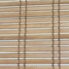 ITY International - Bamboo Window Roman Shade, Cordless, 72" x 72", Brown - - Mounts For Less