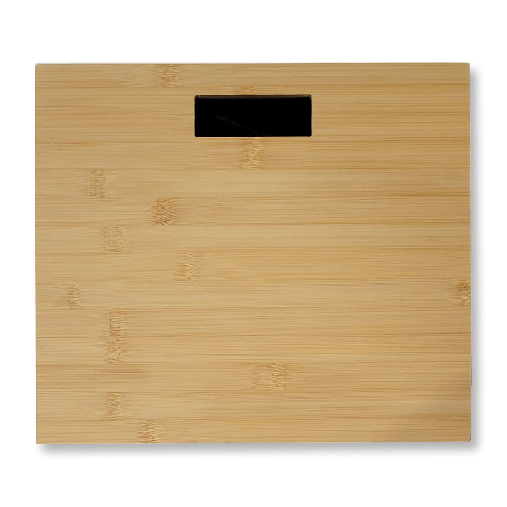 ITY International - Bathroom Scale/Digital Scale, Maximum Capacity of 330Lbs, Made of Bamboo - - Mounts For Less
