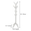 ITY International - Coat Hook/Coat Rack, Made of MDF, 70" Height, White - - Mounts For Less