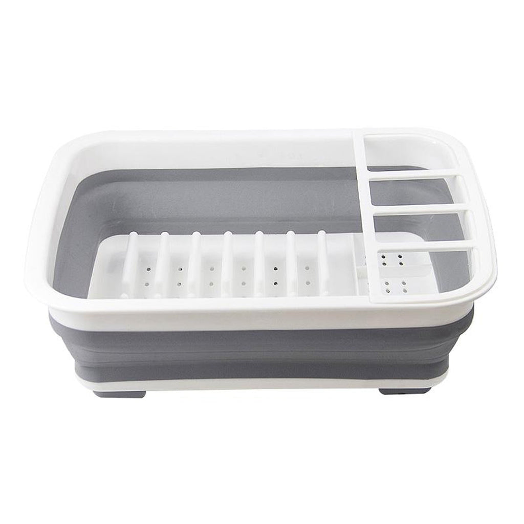 ITY International - Collapsible Dish Rack, 14.5" x 12.25" x 5", Gray - - Mounts For Less