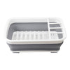 ITY International - Collapsible Dish Rack, 14.5" x 12.25" x 5", Gray - - Mounts For Less
