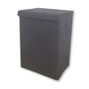ITY International - Collapsible Fabric Laundry Hamper, 15.75" x 11.85" x 23.65", Black - - Mounts For Less