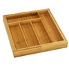 ITY International - Expandable Utensil Organizer for Drawer, Made of Bamboo - - Mounts For Less