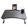 ITY International - Folding Bed Tray, 23.6" x 15.7", 10.2", Black - - Mounts For Less