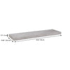 ITY International - Individual Wooden Floating Shelf, 23.6" x 9.25" x 1.5", Cement Gray - - Mounts For Less
