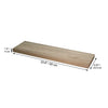 ITY International - Individual Wooden Floating Shelf, 23.6" x 9.25" x 1.5", Natural Wood - - Mounts For Less