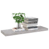 ITY International - Individual Wooden Floating Shelf, 31.5" x 9.25" x 1.5", Cement Gray - - Mounts For Less
