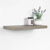ITY International - Individual Wooden Floating Shelf, 31.5" x 9.25" x 1.5", Taupe Gray - - Mounts For Less