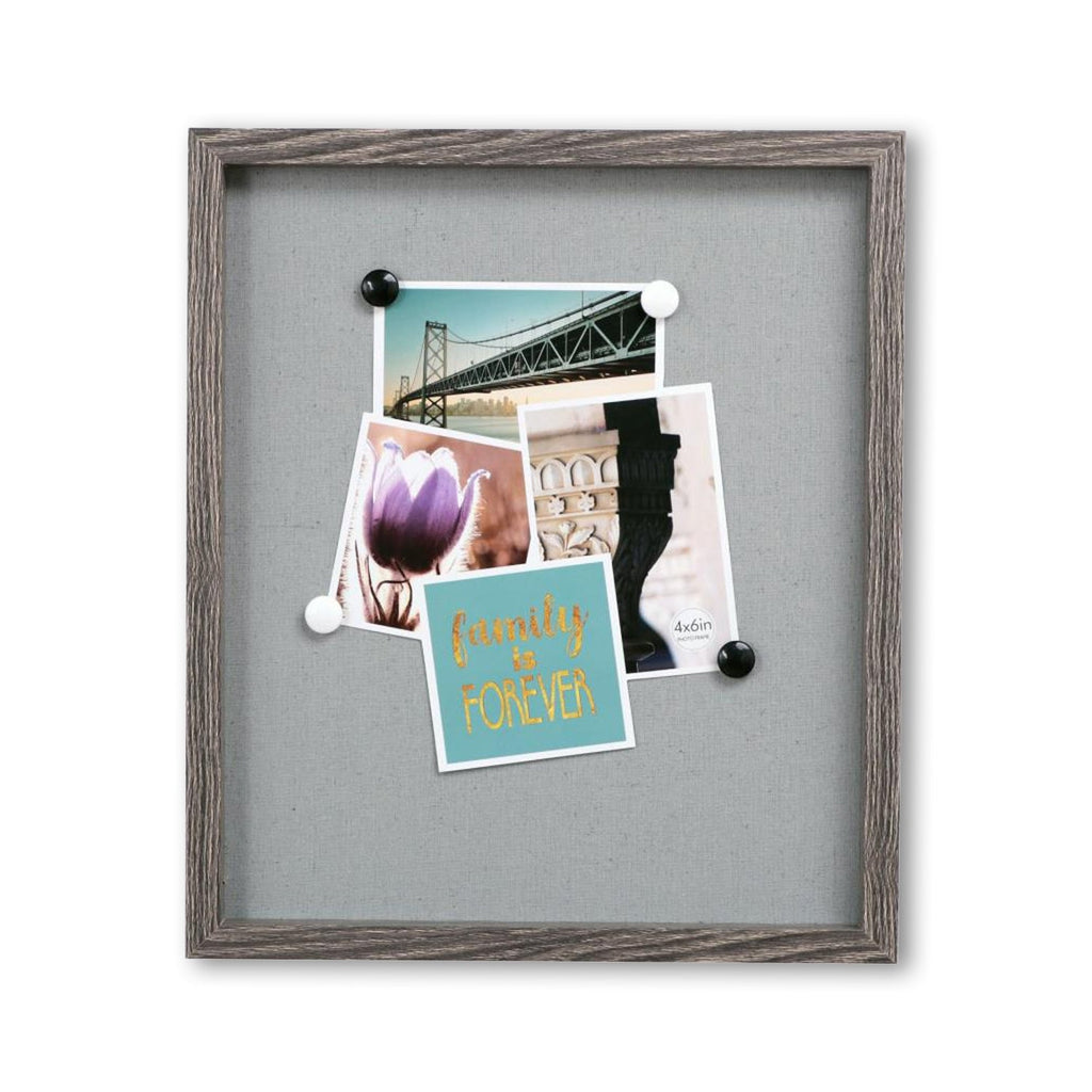 ITY International - Large Rectangular Frame with Magnets, 14.2" x 16.5" x 1", Gray - - Mounts For Less