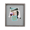 ITY International - Large Rectangular Frame with Magnets, 14.2" x 16.5" x 1", Gray - - Mounts For Less