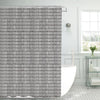 ITY International - Peva Shower Curtain, 71" x 71", Black and White - - Mounts For Less