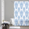 ITY International - Peva Shower Curtain, 71" x 71", Blue and White - - Mounts For Less