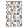 ITY International - Polyester Shower Curtain, 71" x 71", Grey - - Mounts For Less