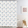 ITY International - Polyester Shower Curtain, 71" x 71", Starfish Pattern - - Mounts For Less
