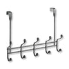 ITY International - Rail of 10 Hooks for Door, Black Nickel - - Mounts For Less