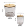 ITY International - Set of 1 Large and 2 Small Storage Jar with Bamboo Lid - - Mounts For Less