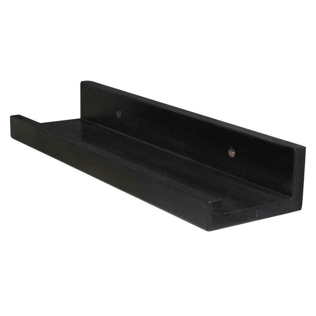 ITY International - Wall Floating Shelf, 27.55"x3.75"x2", Black - - Mounts For Less