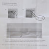 ITY Olivia Stone - 84" X 84" Alternate Blinds Window Shade Cordless White - - Mounts For Less