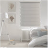 ITY Olivia Stone - Alternating Shade Window Shade 90" X 84" Cordless Gray - - Mounts For Less
