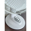 Iconnek - Desk Fan with 3 Speeds, Oscillation and Adjustable Tilt, 12 '', White - - Mounts For Less