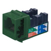 Ideal Industries Cat6 Keystone Jack Green - - Mounts For Less