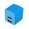 Iessentials 2 Ports USB Wall Charger 2.4A Blue - - Mounts For Less