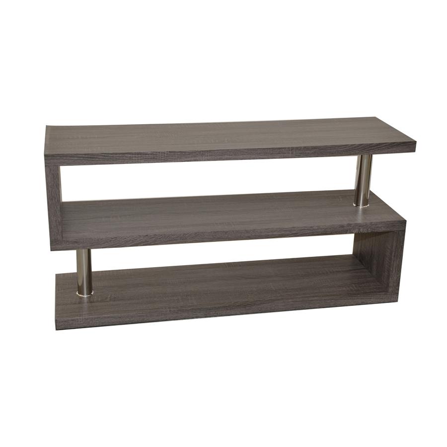 Impressions BM-109 - TV Stand, 48 '' x 14''x 24 '', Gray Wood Pattern - - Mounts For Less