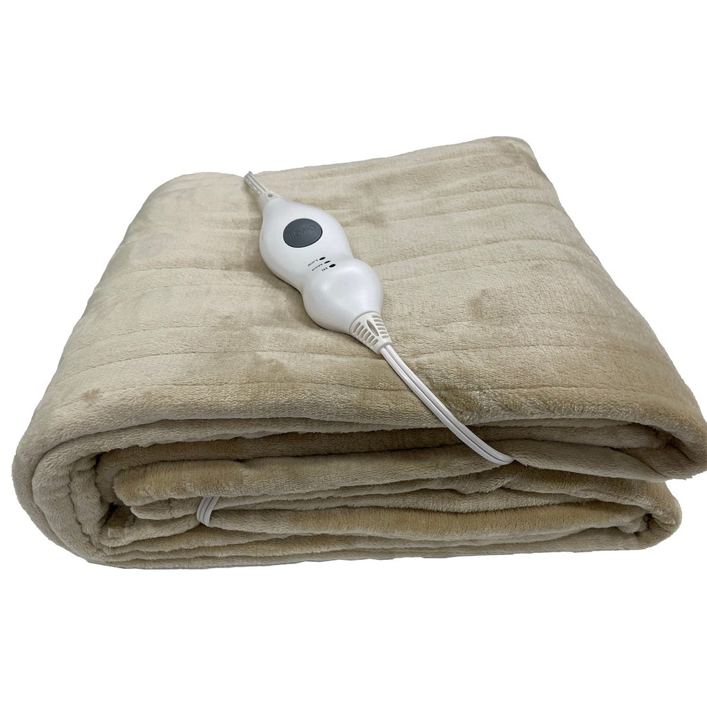 Innovation Confort - Heated Throw, 50 '' x 60 '', 3 Heat Settings, Beige - - Mounts For Less