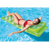 Intex - 18-Pocket Inflatable Pool Mattress, 74'' x 28'', Green - - Mounts For Less