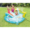 Intex - Alligator Water Playground, 79'' x 67'' x 33'', Includes 1 Buoy and 1 Inflatable Bucket, Multicolor - - Mounts For Less