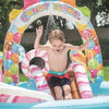 Intex - Candy Zone Aquatic Playground, 116 '' x 75 '' x 51 '', Includes 2 Pools, 1 Slide and Accessories, Multicolored - - Mounts For Less