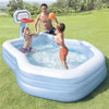 Intex - Children's Pool With Basketball Basket, 100 '' x 74 '' x 51 '', Ball Included, Blue - - Mounts For Less