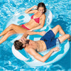 Intex - Double Inflatable Pool Chair, 78 '' x 46 '', Turquoise - - Mounts For Less