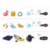 Intex - Double Quick II Hand Pump, Compend 3 Different Nozzles, Black - - Mounts For Less