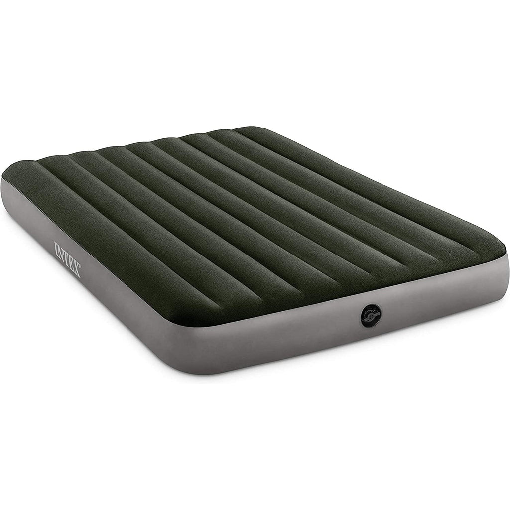 Intex - DuraBeam Inflatable Mattress, Maximum Weight 600lbs,Queen Size, Gray - - Mounts For Less