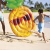 Intex - Inflatable Pineapple Pool Mattress, 85'' x 42'', Yellow - - Mounts For Less