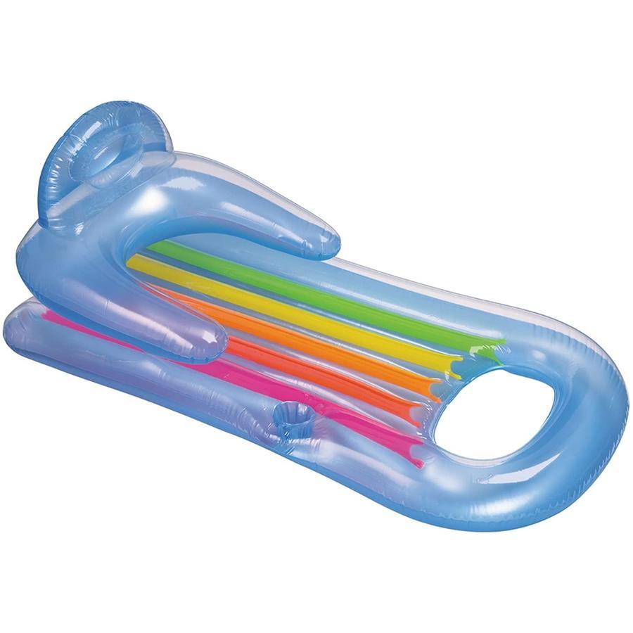 Intex - Inflatable Pool Chair, 63 '' x 33.5 '', Blue - - Mounts For Less