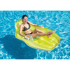 Intex - Inflatable Pool Chair, 64'' x 41'', Integrated Cup Holder, Green - - Mounts For Less