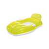 Intex - Inflatable Pool Chair, 64'' x 41'', Integrated Cup Holder, Green - - Mounts For Less