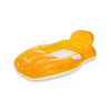 Intex - Inflatable Pool Chair, 64'' x 41'', Integrated Cup Holder, Orange - - Mounts For Less