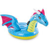 Intex - Inflatable Ride-on Dragon for Swimming Pool, 79'' x 75'', Blue - - Mounts For Less