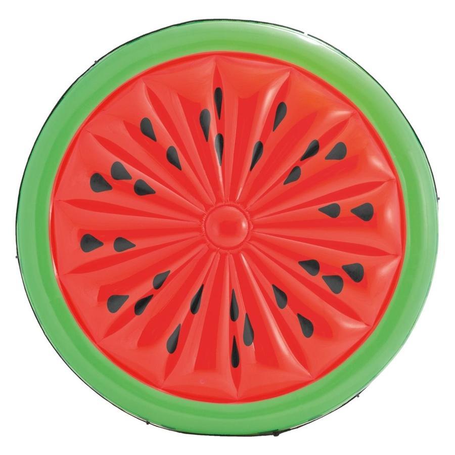 Intex - Large Inflatable Island, 72 '' Diameter, Watermelon Pattern - - Mounts For Less